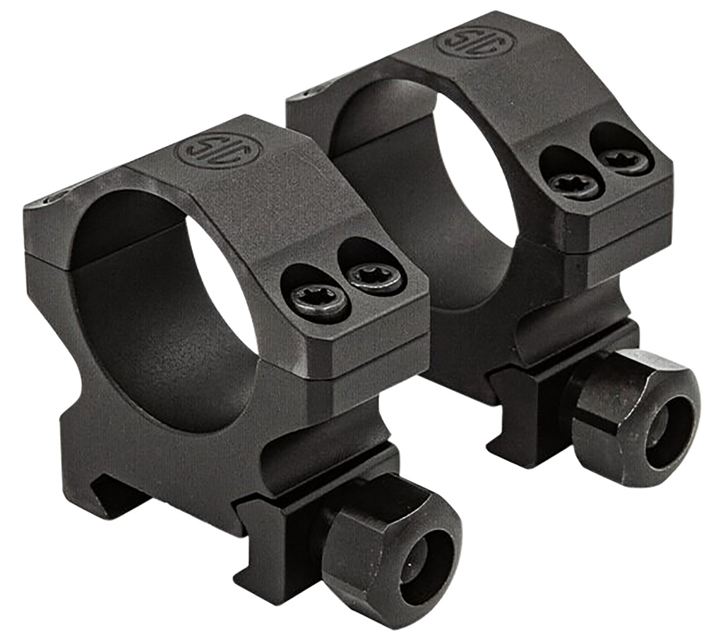 SIG SAUER ALPHA1 35MM RINGS HIGH ALUM MATTE BLACK