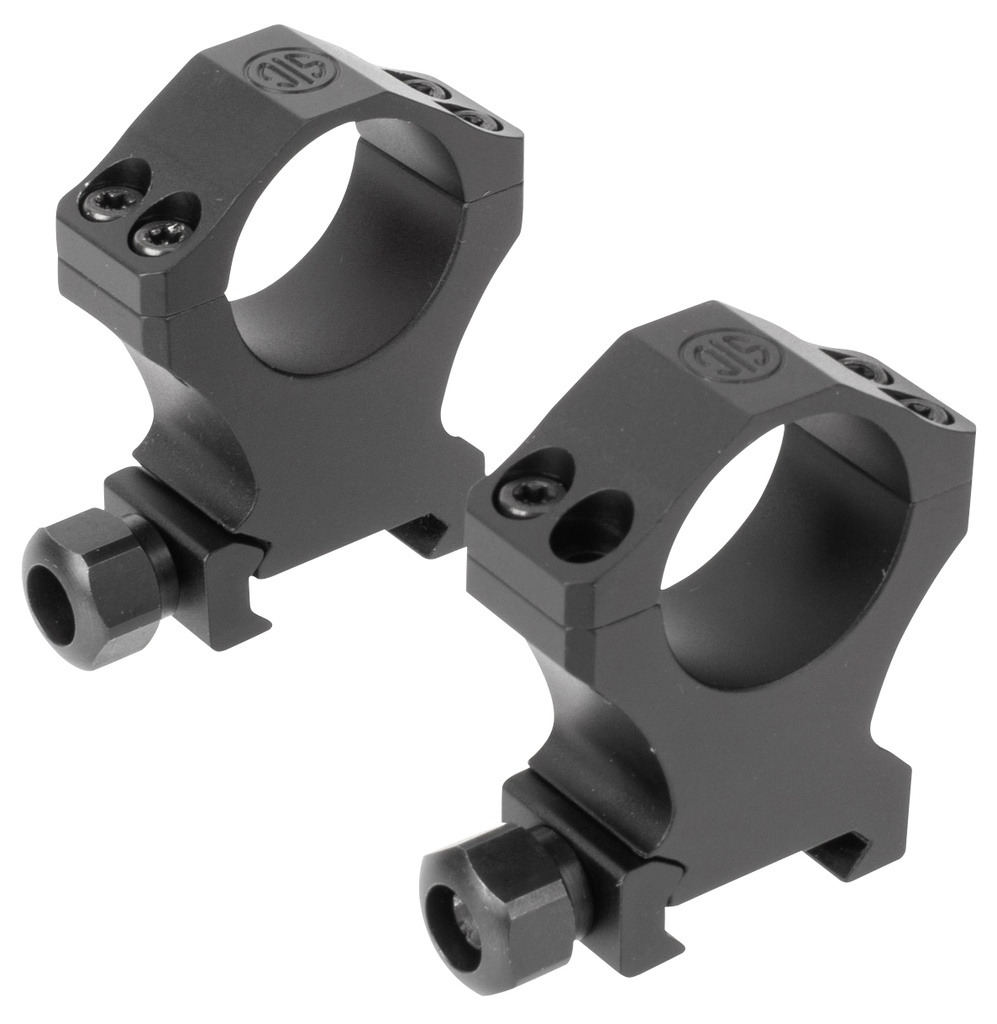 SIG SAUER ALPHA1 35MM RINGS EXT HIGH ALUM MATTE BLK