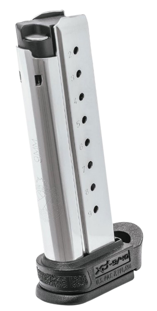 SPRINGFIELD MAG XD-E 9MM 9RD WITH EXTENSION SLEEVE