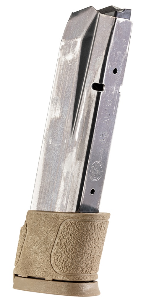 SMITH & WESSON MAG M&P45 45ACP 14RD BROWN BASE PLATE
