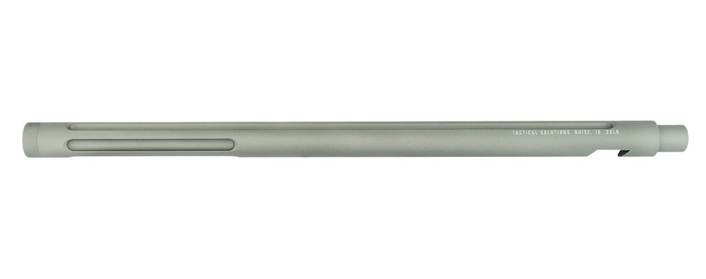 TACTICAL SOLUTIONS BARREL 10/22 X-RING 16.5 THREADED SIGHTLESS GRAY