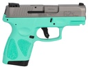 TAURUS G2S 9MM 3.26 SS CYAN FRAME 2 7RD