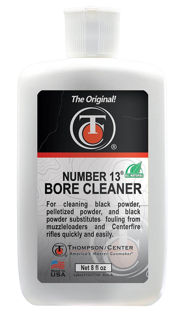 TC ARMS NUMBER 13 BORE CLEANER 8OZ BOTTLE
