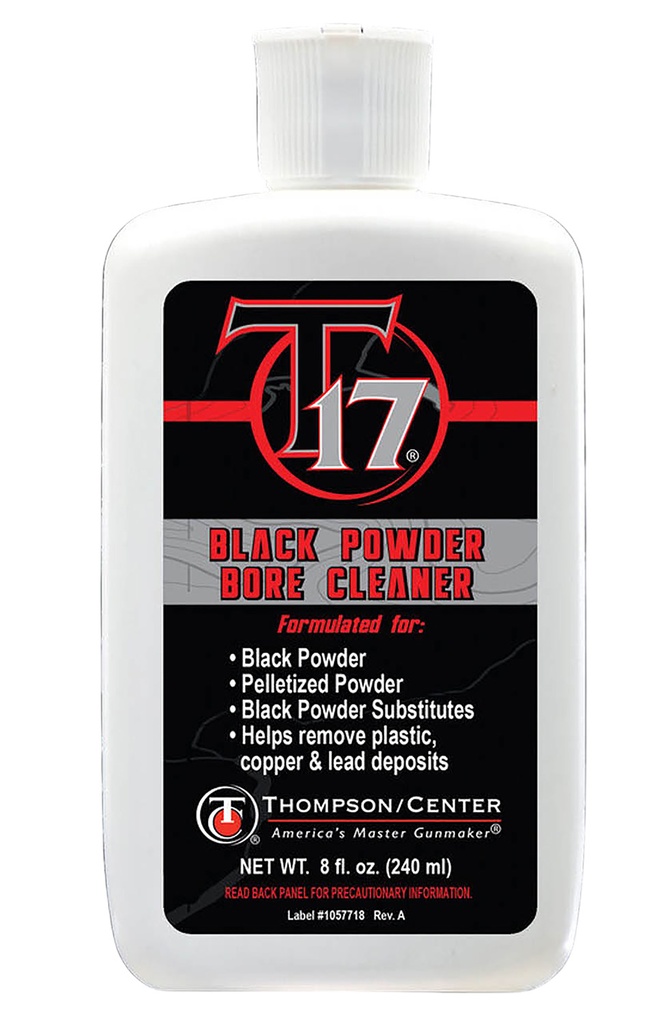 TC ARMS T17 BLACK POWDER BORE SOLVENT 8OZ BOTTLE