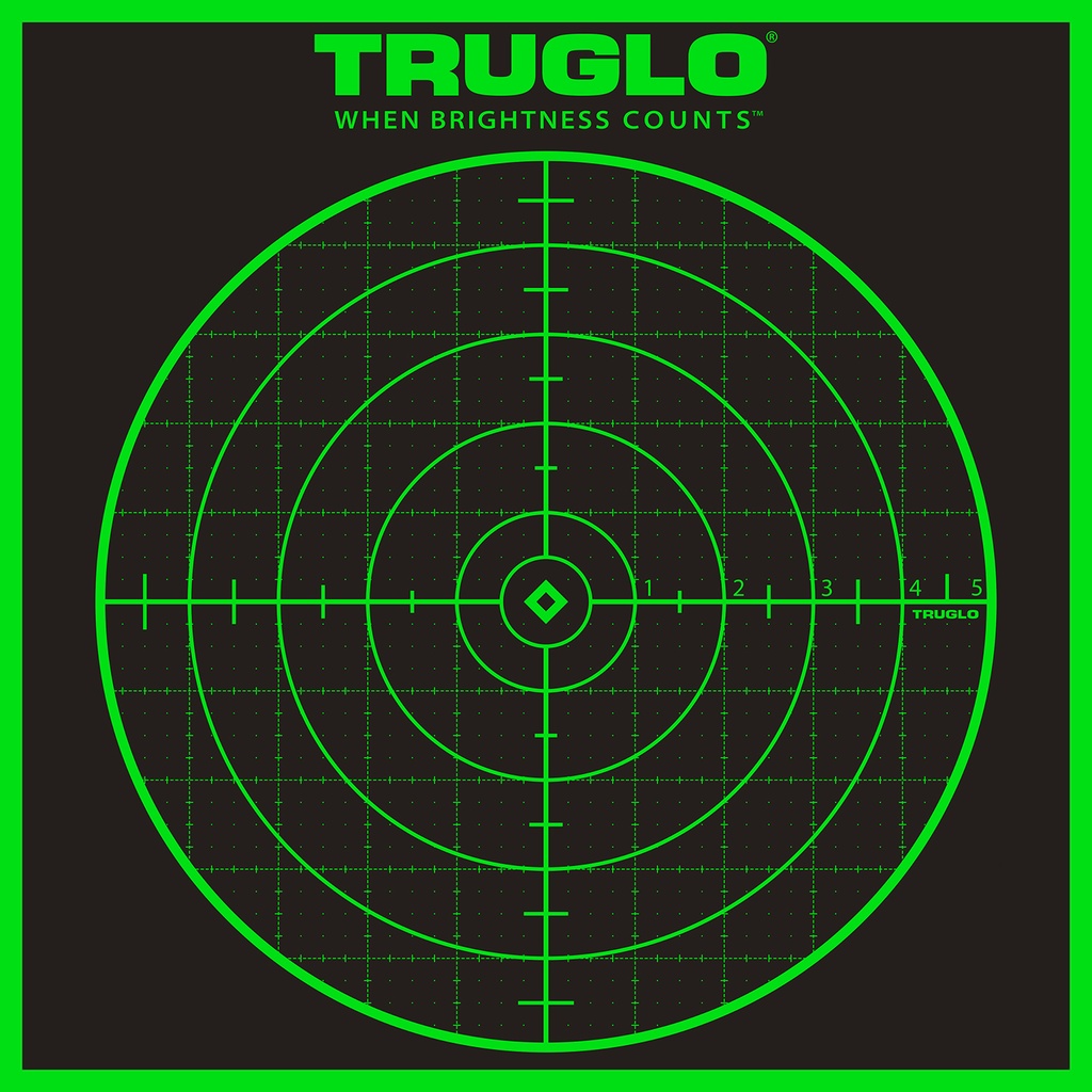 TRUGLO TRU-SEE TARGETS 100 YARD 12X12 6PK