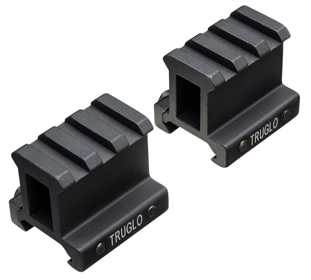TRUGLO RISER MOUNT 1 PICATINNY 2PC