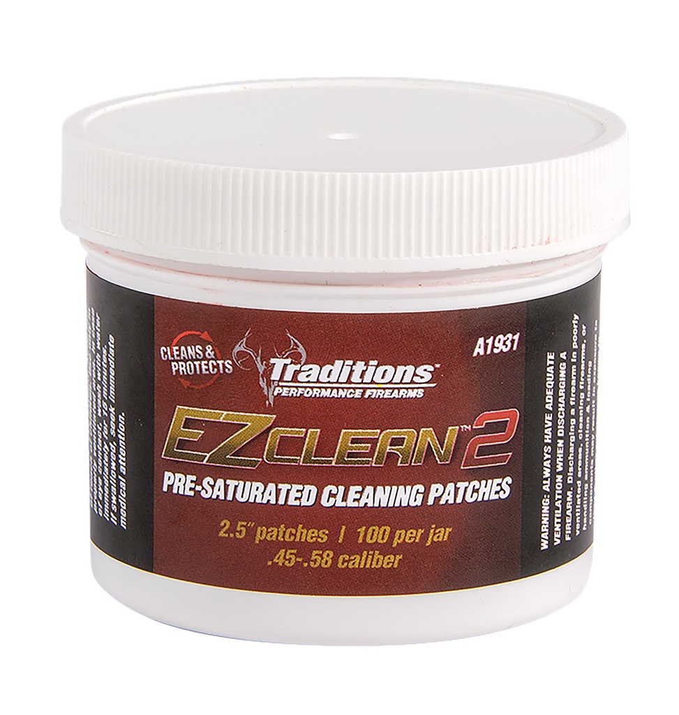 TRADITIONS EZ CLEAN 2 PRE SATURATE PATCHES 100/JAR