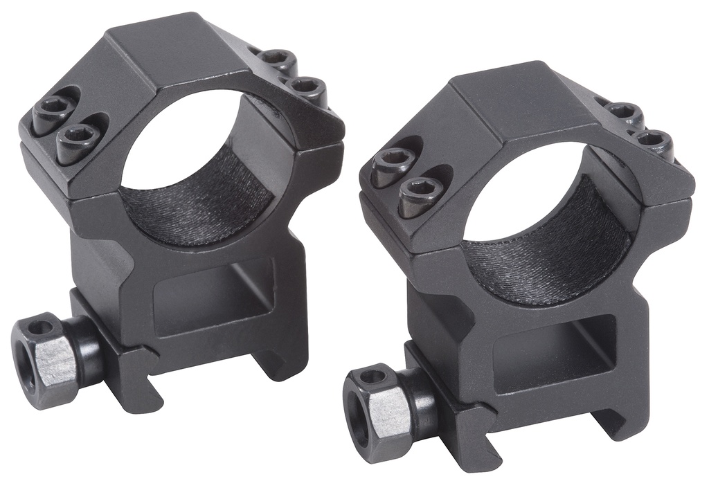 TRADITIONS RINGS 30MM HIGH TAC BLACK 4 SCREW