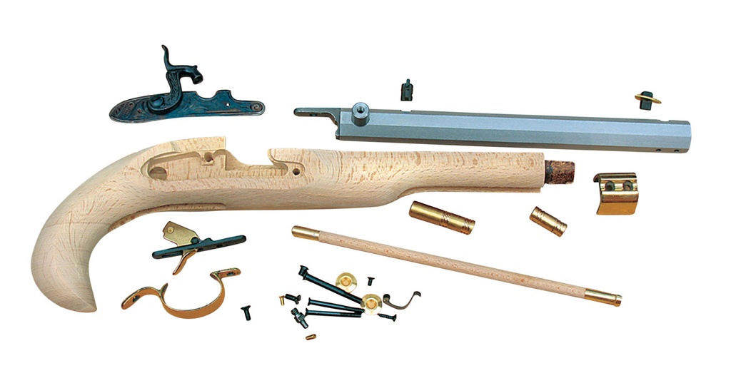 TRADITIONS KENTUCKY PISTOL KIT 50CAL 10 WHITE HARDWOOD