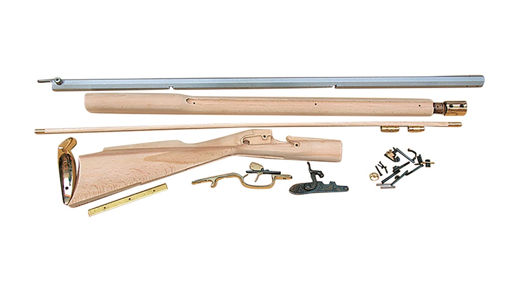 TRADITIONS KENTUCKY RIFLE KIT 50CAL 33.5 WHITE HARDWO