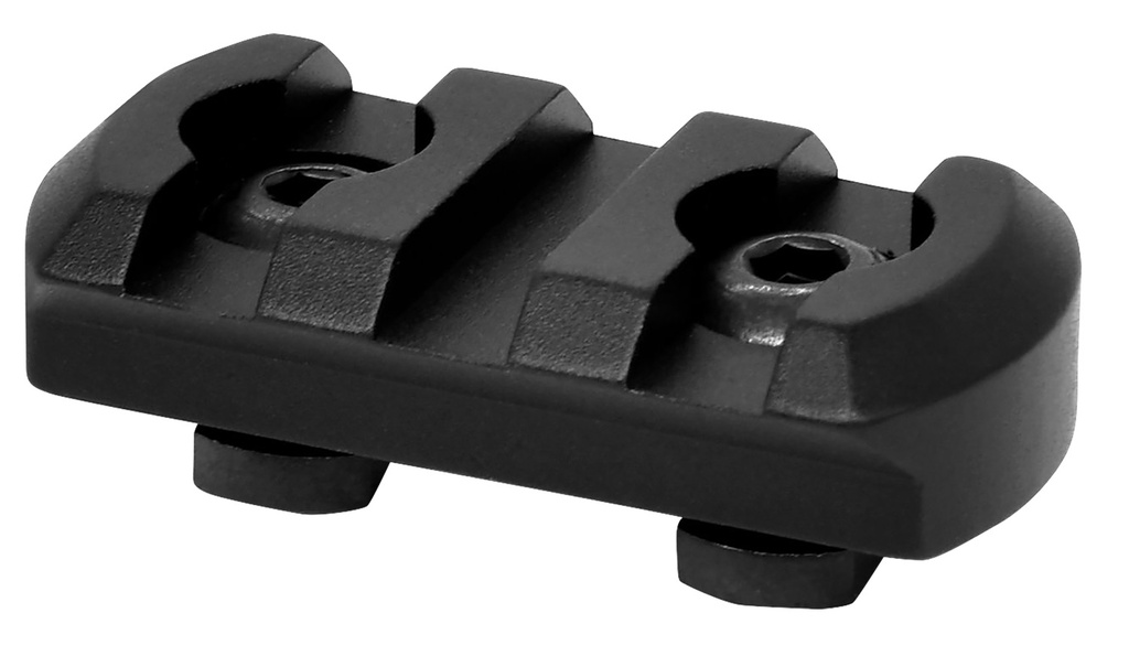 WARNE M-LOK 3 SLOT RAIL BLK