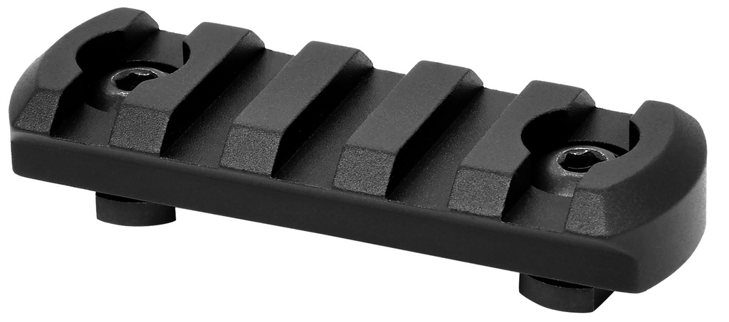 WARNE M-LOK 5 SLOT RAIL BLACK