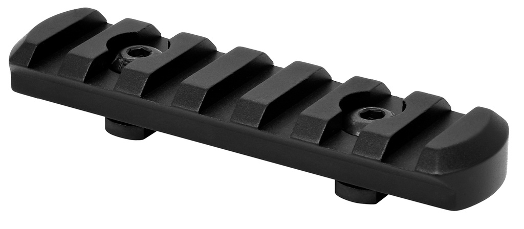 WARNE M-LOK 7 SLOT RAIL BLK