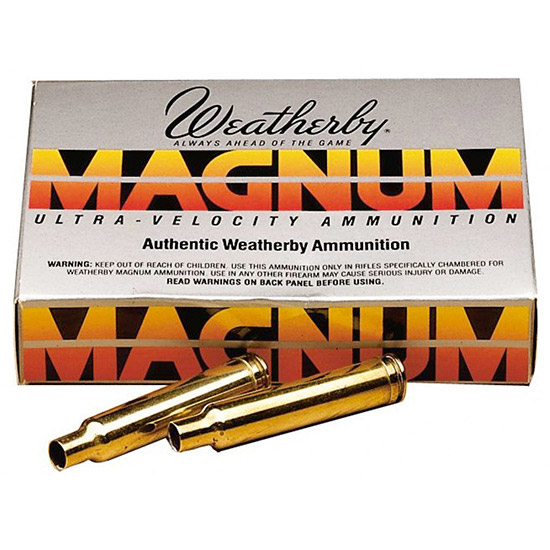 WEATHERBY BRASS 257WBY UNPRIMED 20/10