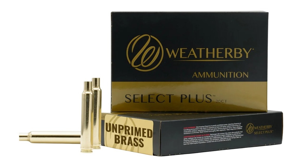 WEATHERBY BRASS 25WBY RPM UNPRIMED 20/10