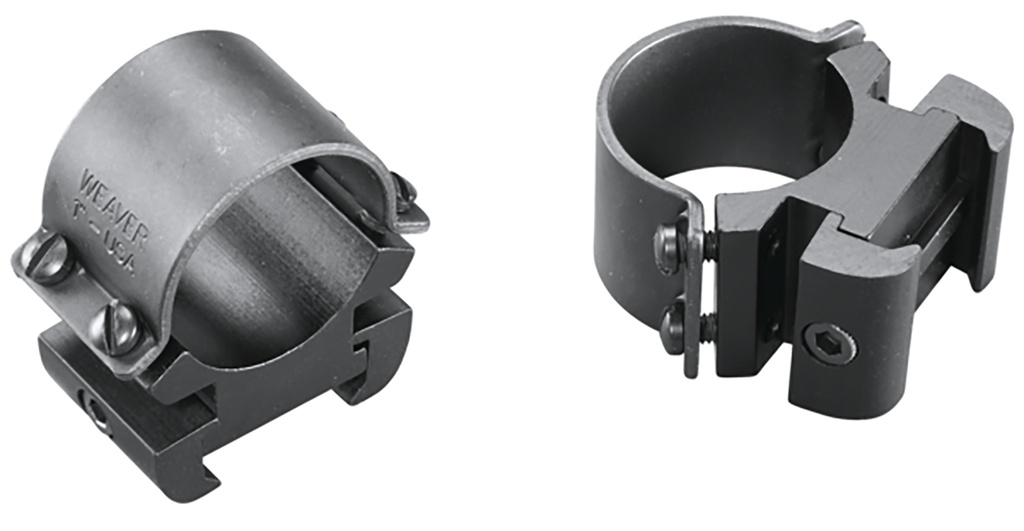 WEAVER RINGS SURE GRIP 1 HIGH MATTE ADJ WIND