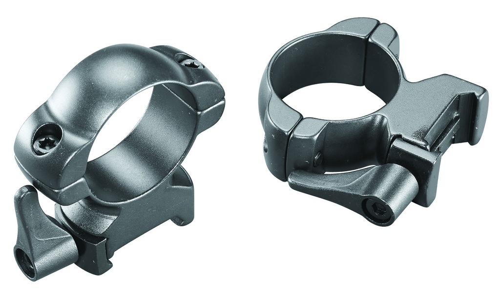 WEAVER LEVER LOK QR RING 30MM HIGH MATTE