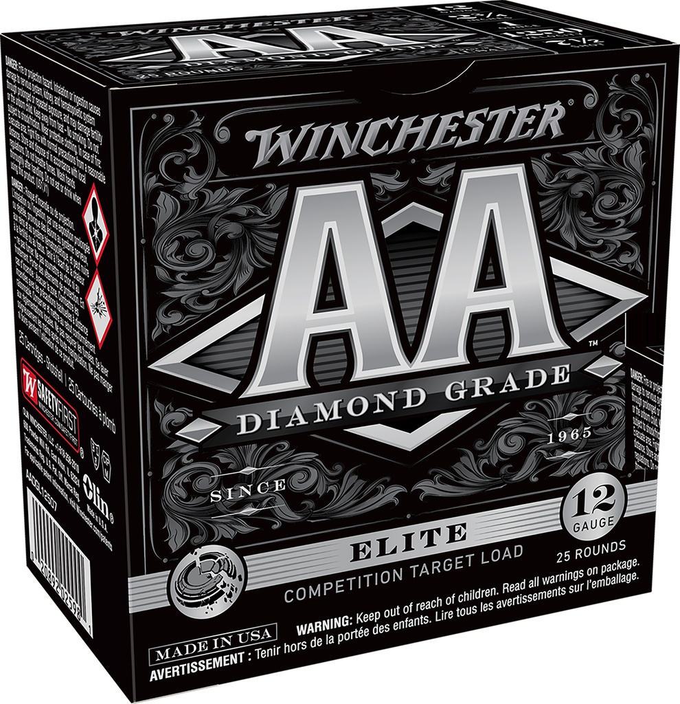 WINCHESTER AMMO AA DIAMOND GRADE 12GA 1OZ #7.5 25/10