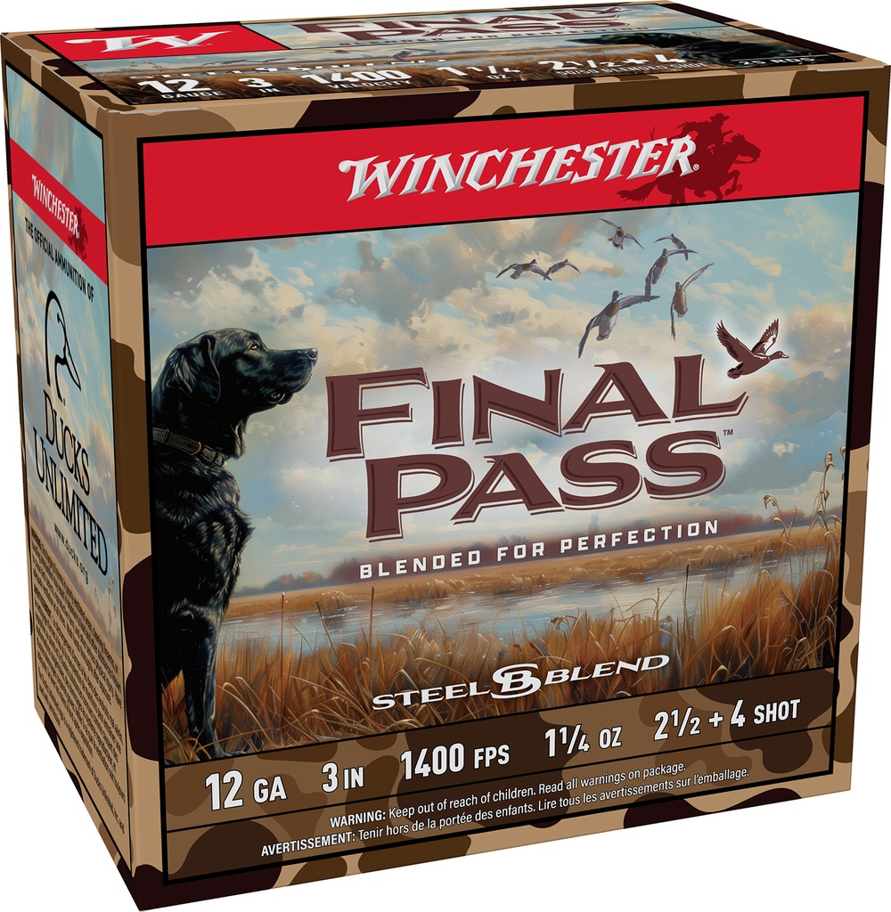 WINCHESTER AMMO FINAL PASS 12GA 3 1-1/4OZ #2.5-4 25/10