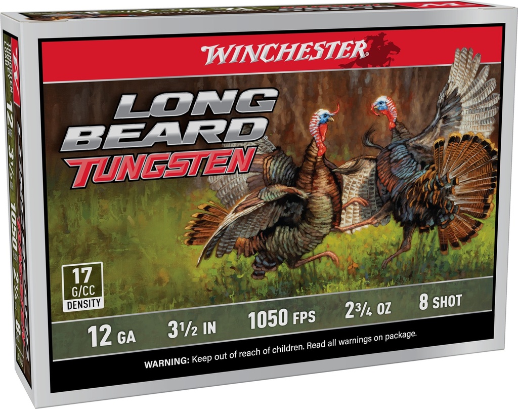 WINCHESTER AMMO LONG BEARD TS17 TKY 12GA 3.5 2.75OZ #8 5/10