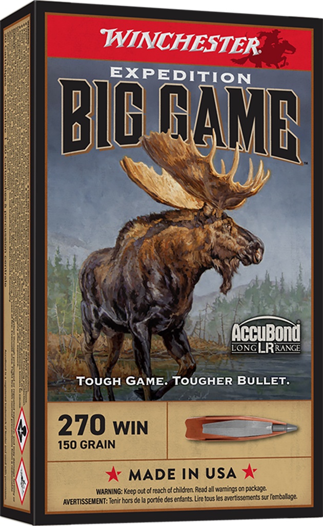 WINCHESTER AMMO EX BIG GAME LR 270 WIN  150GR ABLR 20/10