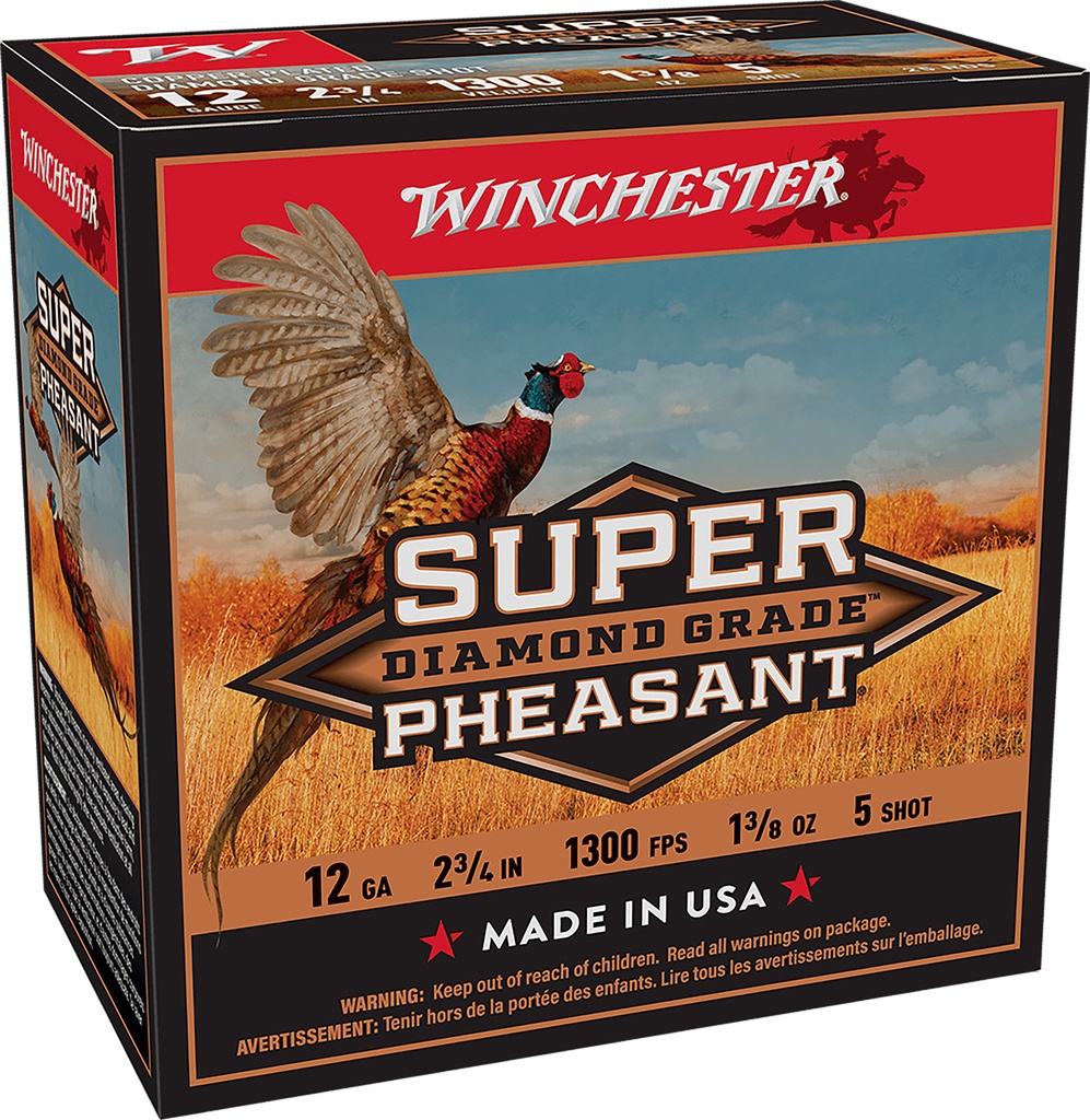 WINCHESTER AMMO SUPER PHEASANT DG 12GA 1-3/8OZ #5 25/10