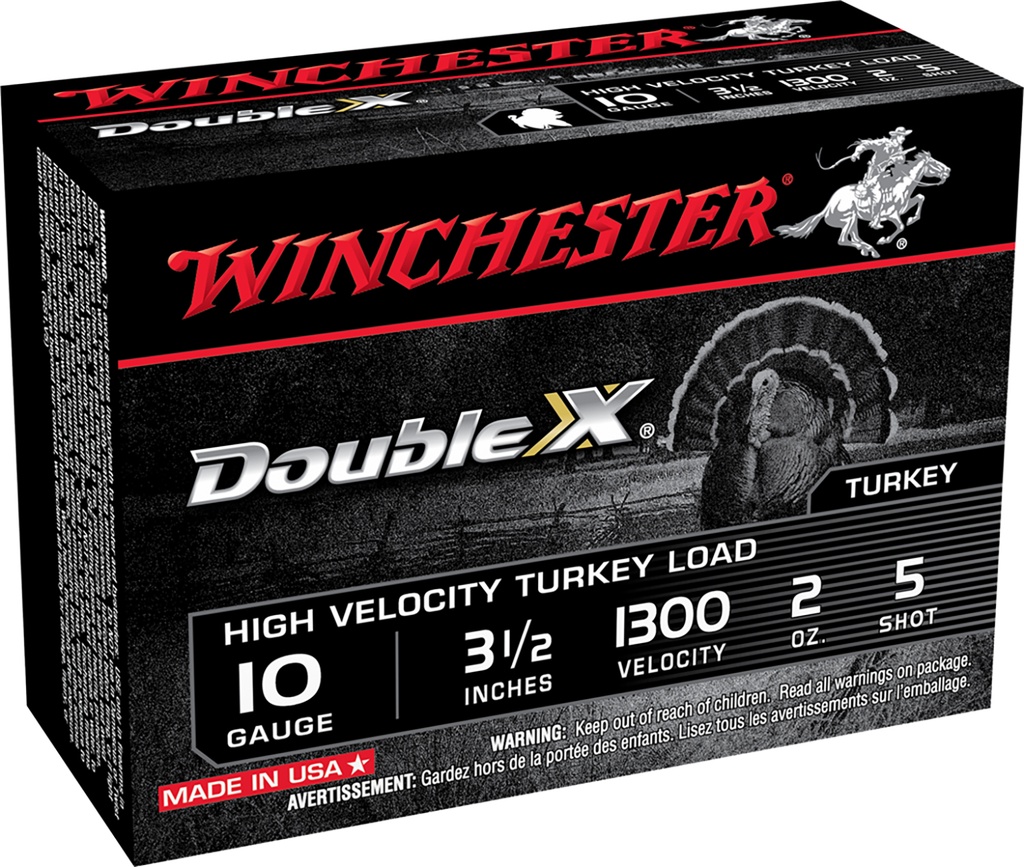 WINCHESTER AMMO DOUBLE X 10GA 3.5 2OZ #5 10/10