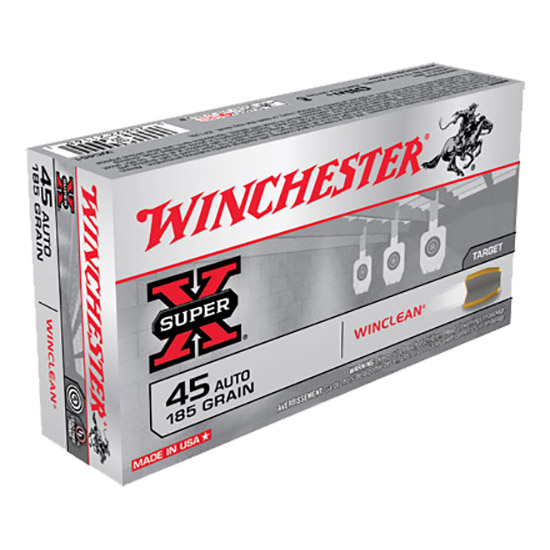 WINCHESTER AMMO WINCLEAN 45ACP 185GR 50/10