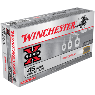 WINCHESTER AMMO WINCLEAN 45ACP 230GR 50/10