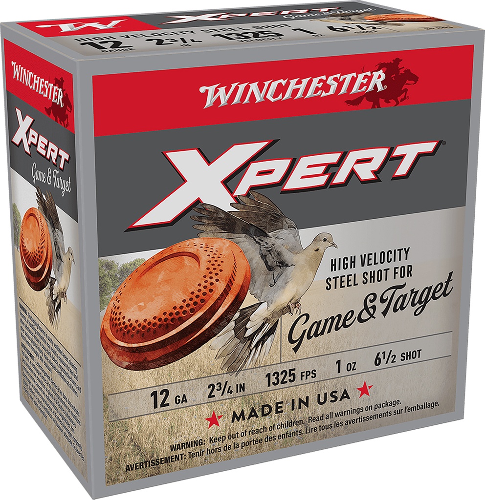 WINCHESTER AMMO XPERT GAME/TGT 12GA 2.75 1OZ #6.5 25/10