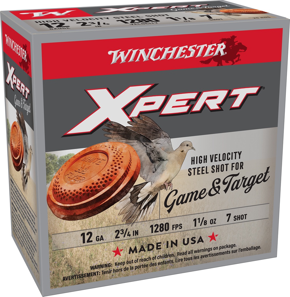 WINCHESTER AMMO XPERT GAME/TGT 12GA 2.75 1 1/8OZ #7 25/10