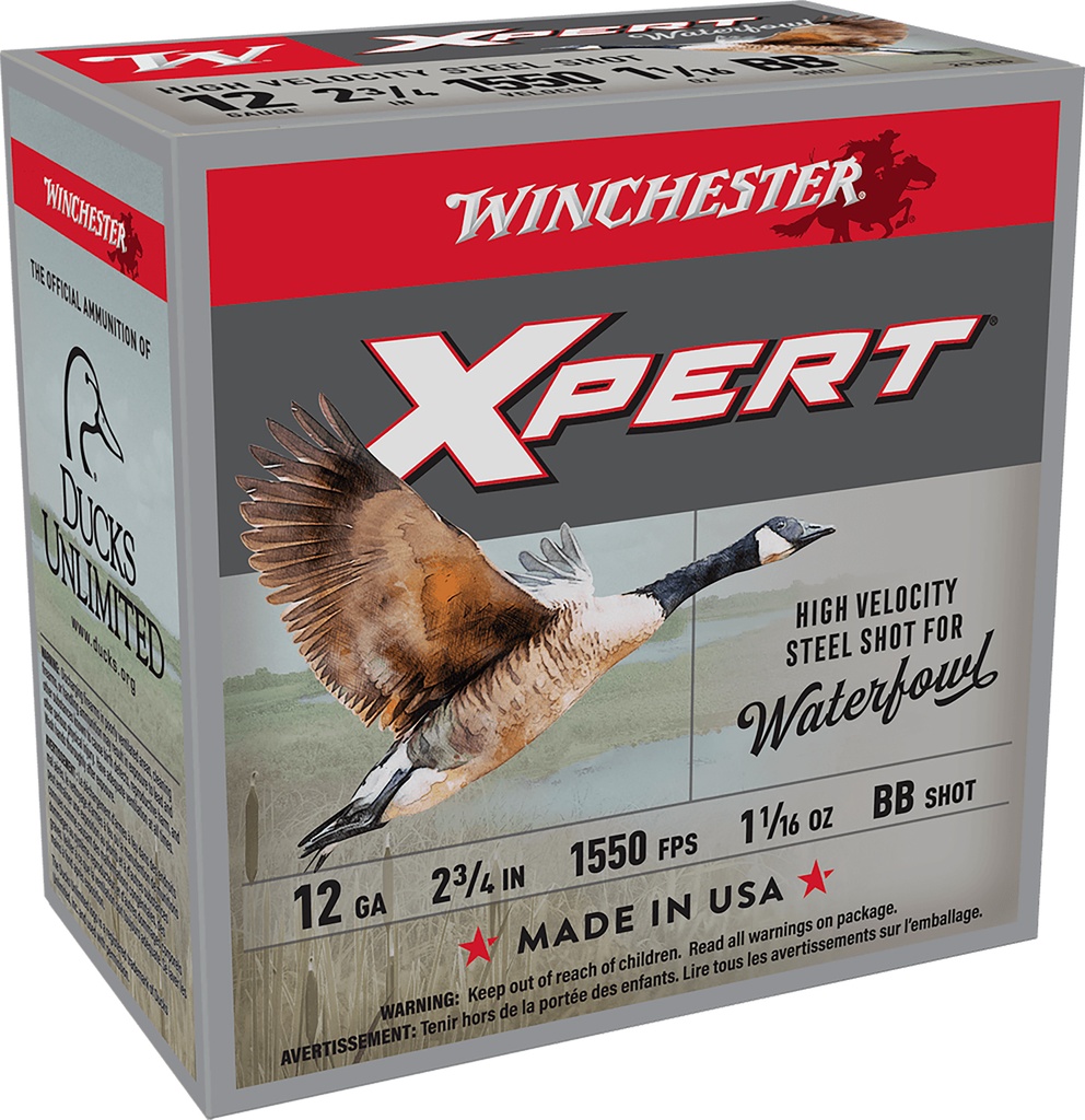 WINCHESTER AMMO XPERT WATERFOWL 12GA 2.75 1 1/16OZ BB 25/10