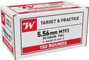 WINCHESTER AMMO LC 5.56MM M193 55GR FMJ 150/4 (432)