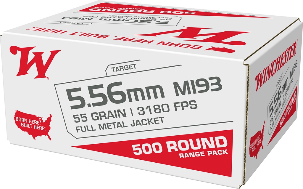 WINCHESTER AMMO LC 5.56MM M193 55GR FMJ 500/2 (182)