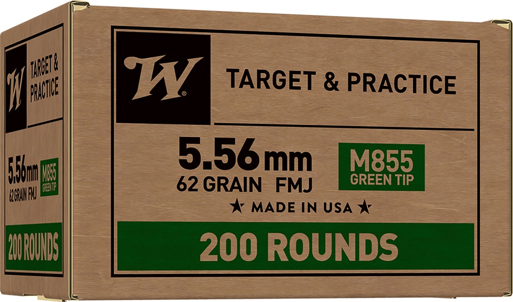WINCHESTER AMMO LC 5.56MM M855 62GR FMJ 200/4 (384)