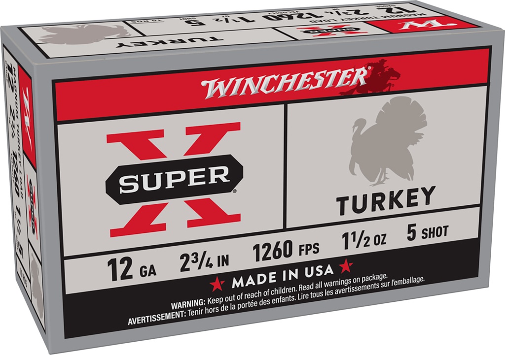 WINCHESTER AMMO SUPER-X TKY 12GA 2.75 1.5OZ #5 10/10