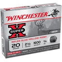 WINCHESTER AMMO SUPER-X RIFLED SLUG 20GA 2.75 3/4OZ 15/10