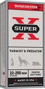 WINCHESTER AMMO SUPER-X 22-250 55GR PSP 20/10