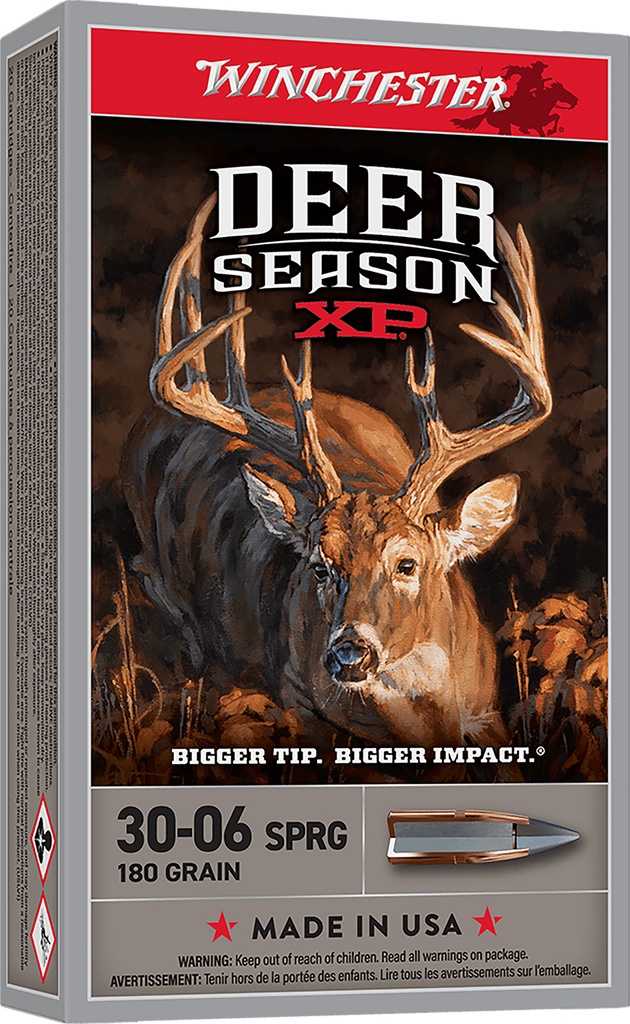 WINCHESTER AMMO DEER SEASON XP 30-06 180GR 20/10