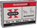 WINCHESTER AMMO SUPER-X BUCKSHOT 12GA 3 24PEL #1 5/50