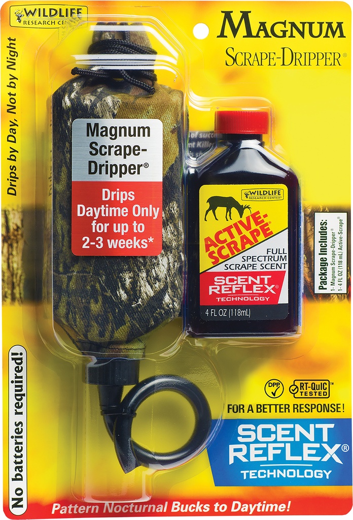 WILDLIFE RESEARCH MAGNUM DRIPPER 4OZ ACTIVE SCRAPE