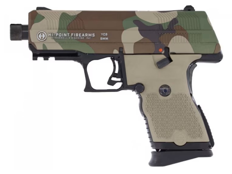 Hi-Point C-9 9MM M81 CAMO 10+1 3.93" TB