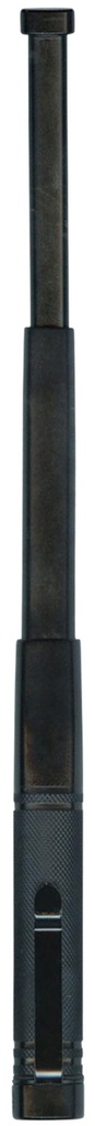 SW Knives Smith & Wesson Knives SWBAT12BCP Baton  12.10" Collapsible Black Carbon Steel Includes Pocket Clip