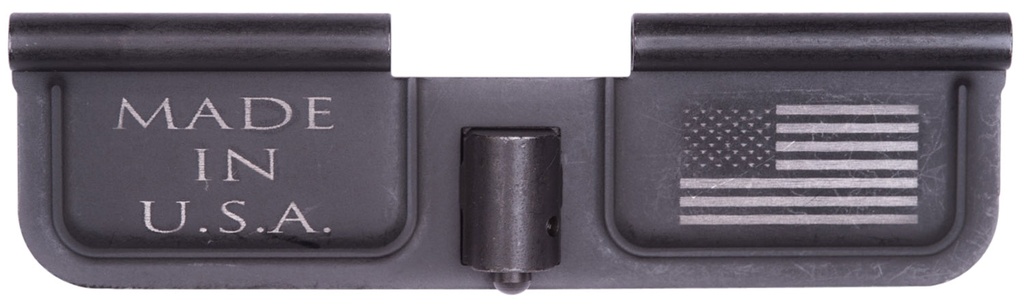 Spikes SED7002 Ejection Port Door USA/Flag AR-15 Black Phosphate Steel