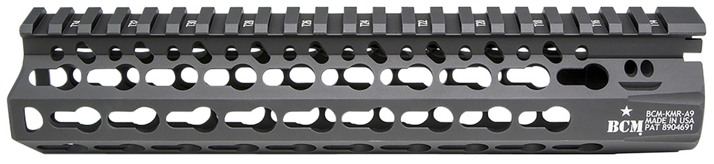 Bravo BCM KMRA9556BK KMR Alpha Handguard 9" Keymod Style Made of Aluminum with Black Anodized Finish for AR-15