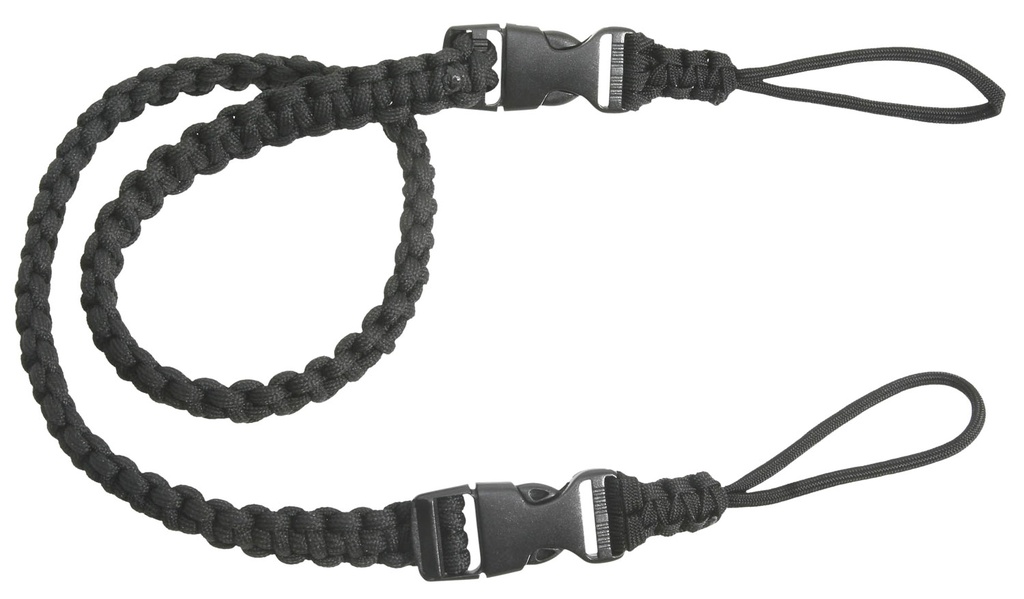 Outdoor Connection PCBS80575 Bino-Strap  Black Paracord 32.50" OAL