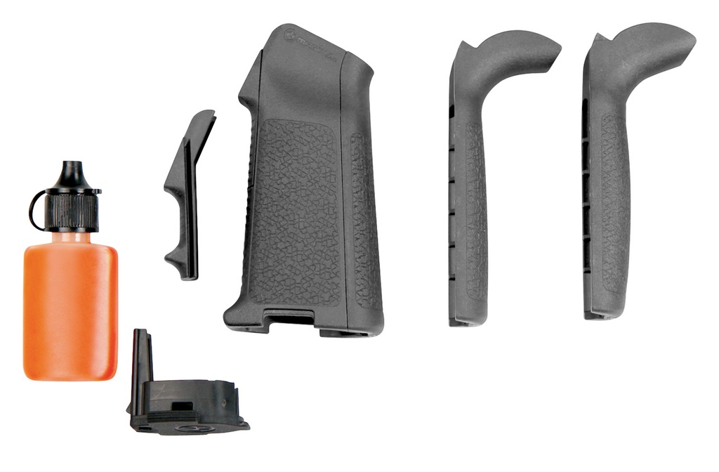 Magpul MAG520-GRY MIAD Type 1 Gen 1.1 Grip Kit Polymer Aggressive Textured Gray for AR Platform
