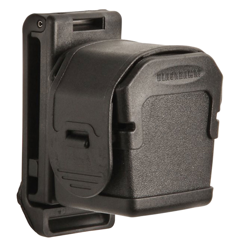Blackhawk 44A890BK Taser Cartridge Holder  Fits Taser X26/X26P Duty Holster Black Polymer Belt Loop Mount