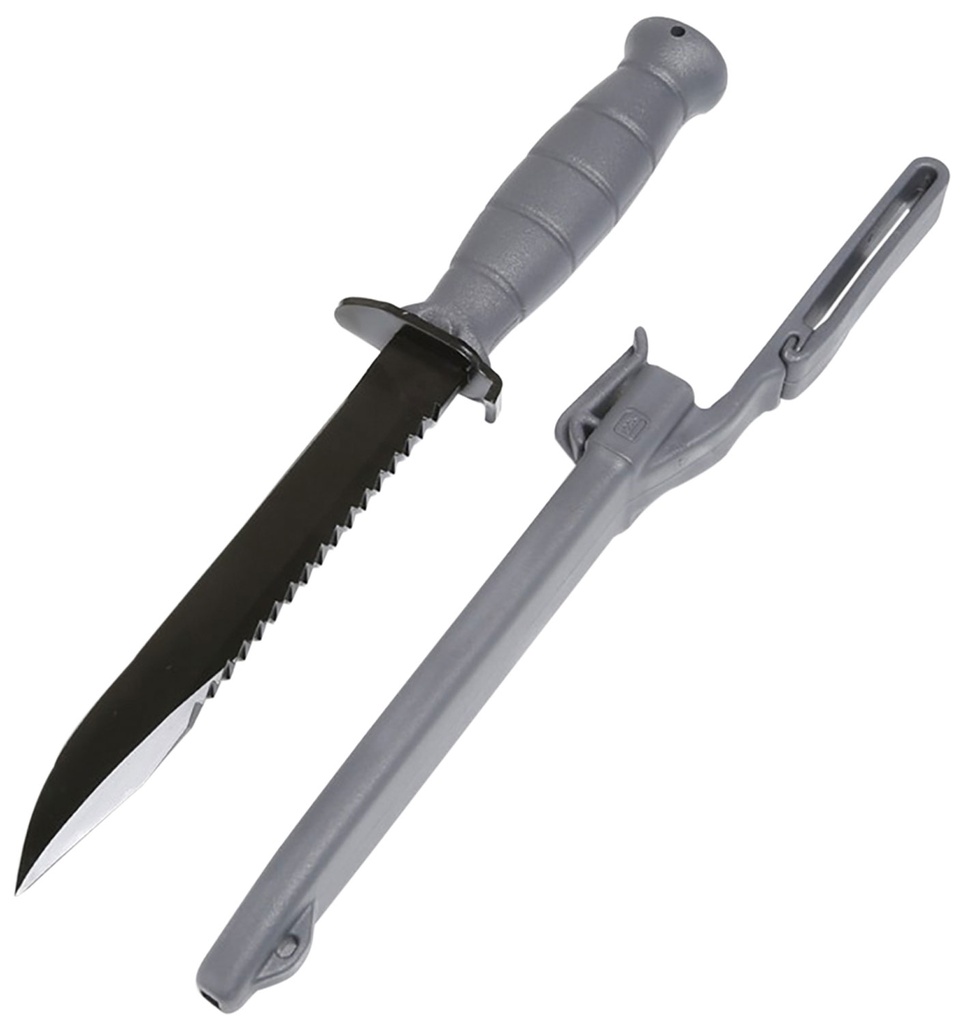 GLOCK FIELD KNIFE W/SAW GREY PKG