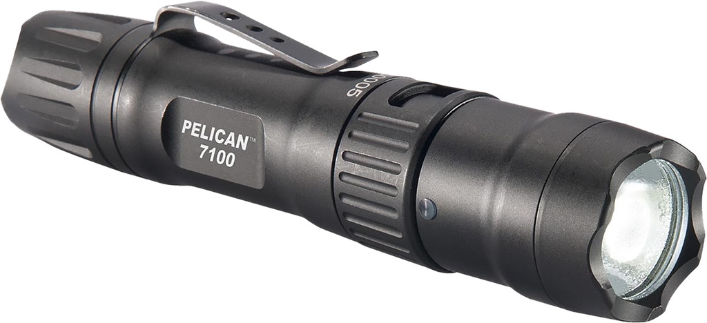 Pelican 7100 Tactical Flashlight  Black Anodized 33/348/695 Lumens White LED